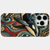 Coques Case-Mate iPhone Grace sous-marine : baleines et vagues (Verso (horizontal))