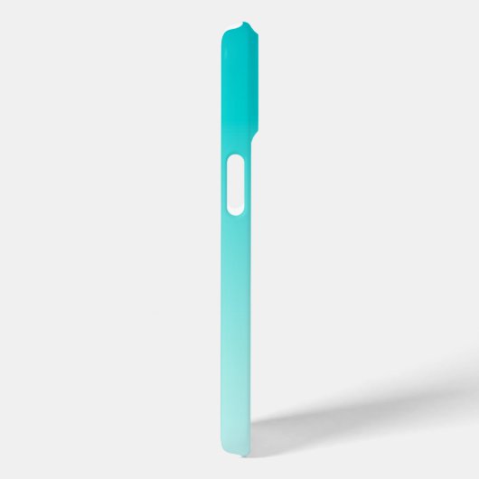 Coques Case-Mate iPhone gradient aqueux turquoise (Verso / Droite)