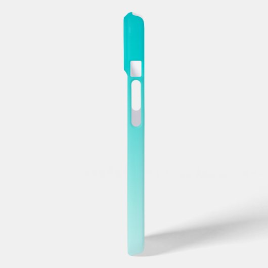 Coques Case-Mate iPhone gradient aqueux turquoise (Verso / Gauche)