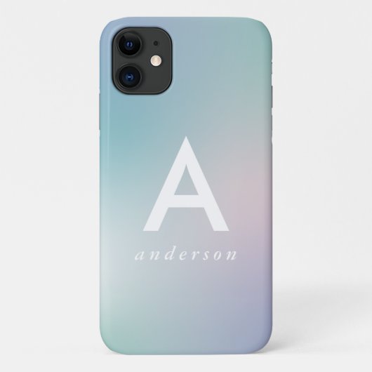 Coques Case-Mate iPhone gradient arc-en-ciel moderne Abstrait (Dos)