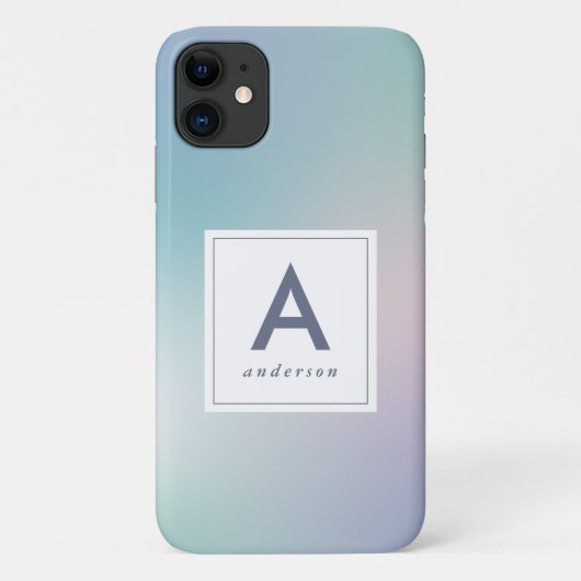 Coques Case-Mate iPhone gradient arc-en-ciel moderne Abstrait (Dos)