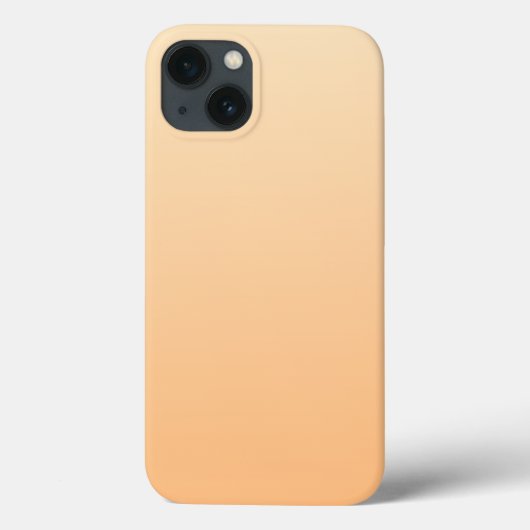 Coques Case-Mate iPhone Gradient de couleur jaune clair et orange (Verso)