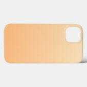 Coques Case-Mate iPhone Gradient de couleur jaune clair et orange (Verso (horizontal))