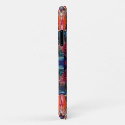 Coques Case-Mate iPhone Gradient de kaléidoscope à énergie chaude terrestr (Dos/Droite)