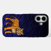Coques Case-Mate iPhone Gradient de Tiger Pattern avec Tiger (Verso (horizontal))