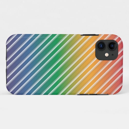 Coques Case-Mate iPhone Gradient - Fruit Arc-en-ciel (Dos (Horizontal))