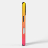 Coques Case-Mate iPhone Gradient jaune et rose (Verso / Droite)