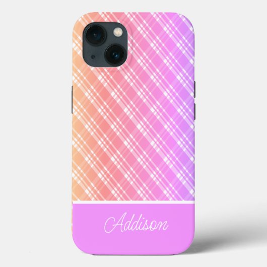 Coques Case-Mate iPhone Gradient Orange Et Violet (Verso)