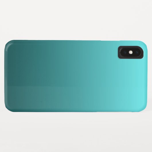 Coques Case-Mate iPhone Gradient Turquoise Aqua (Dos (Horizontal))