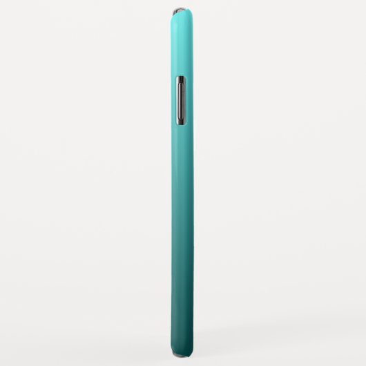 Coques Case-Mate iPhone Gradient Turquoise Aqua (Dos/Droite)