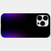Coques Case-Mate iPhone Gradient violet noir (Verso (horizontal))
