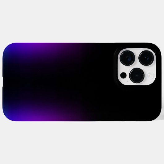 Coques Case-Mate iPhone Gradient violet noir (Verso (horizontal))