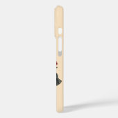 Coques Case-Mate iPhone Graduation vintage, Fille portant un Casquette et (Verso / Gauche)