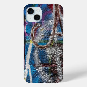 Coque iPhone 15 Mini Graffiti Arrière - plan Grunge