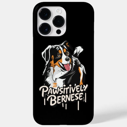 Coques Case-Mate iPhone Graffiti bernois à la mode - Amoureux de les chien (Verso)