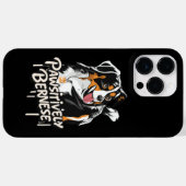 Coques Case-Mate iPhone Graffiti bernois à la mode - Amoureux de les chien (Verso (horizontal))