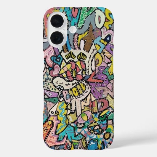 Coques Case-Mate iPhone Graffiti coloré, (Verso)