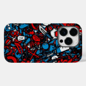 Coques Case-Mate iPhone Graffiti coloré (Verso (horizontal))