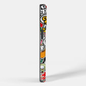 Coques Case-Mate iPhone Graffiti de dessin animé (Verso / Droite)
