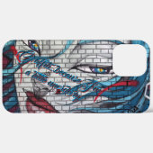 Coques Case-Mate iPhone Graffiti de fille asiatique (Verso / Droite)