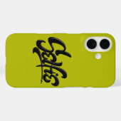 Coques Case-Mate iPhone Graffiti de skateboard selfie lettrage d'art de ru (Verso (horizontal))