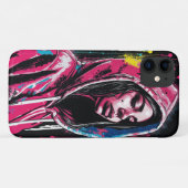 Coques Case-Mate iPhone Graffiti Edgy Girl (Dos (Horizontal))