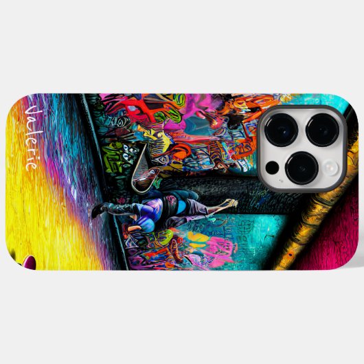 Coques Case-Mate iPhone Graffiti en pleine vie (Verso (horizontal))