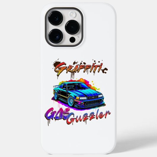 COQUES Case-Mate iPhone GRAFFITI GAS GUZZLER - VOITURE À DRIFT (Verso)