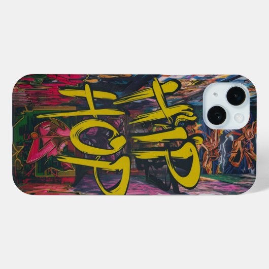 Coques Case-Mate iPhone graffiti hip-hop (Verso (horizontal))