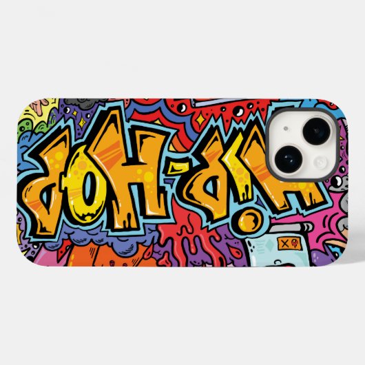 Coques Case-Mate iPhone Graffiti Hip hop cool | iPhone 14 Coque-Mate (Verso (horizontal))