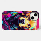 Coques Case-Mate iPhone Graffiti Labrador Retrivers (Verso (horizontal))