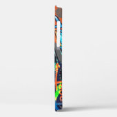Coques Case-Mate iPhone Graffiti lumineux, design graphique urbain. (Verso / Gauche)