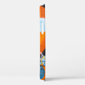 Coques Case-Mate iPhone Graffiti orange et bleu (Verso / Droite)