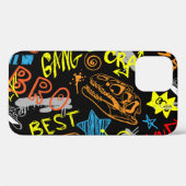 Coques Case-Mate iPhone Graffiti pour garçons : Coolness dessiné à la main (Verso (horizontal))