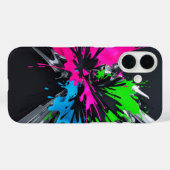 Coques Case-Mate iPhone Graffiti urbain audacieux (Verso (horizontal))