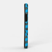 Coques Case-Mate iPhone Graham Nom Fabriqué Avec Un Coucher De Soleil Oran (Dos/Droite)