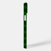 Coques Case-Mate iPhone Graham tartan vert noir plaid (Verso / Droite)
