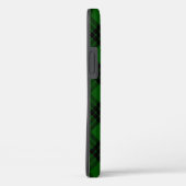 Coques Case-Mate iPhone Graham tartan vert noir plaid (Verso / Droite)