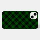 Coques Case-Mate iPhone Graham tartan vert noir plaid (Verso (horizontal))