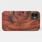 Coques Case-Mate iPhone Grain en bois de séquoia (Dos (Horizontal))