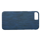 Coques Case-Mate iPhone Grains de bois brut apparence Arrière - plan Bleu  (Dos (Horizontal))