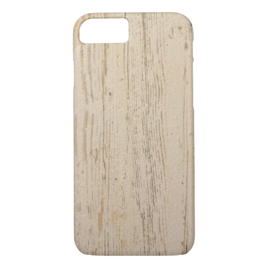 Coques Case-Mate iPhone Grains de bois texturés blancs blanchis (Dos)