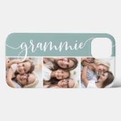 Coques Case-Mate iPhone Grammie Script Grandma Photo Collage (Verso (horizontal))