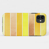 Coques Case-Mate iPhone grand arrière - plan jaune d'aquarelle - aquarelle (Dos (Horizontal))