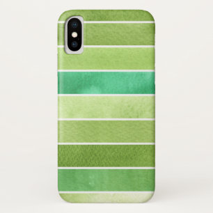 Case-Mate iPhone Case grand arrière - plan vert d'aquarelle - aquarelle