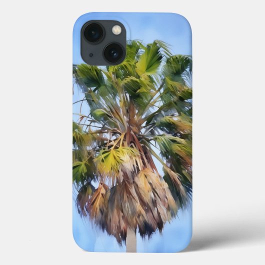 Coques Case-Mate iPhone Grand Beau Palm Tree Art Téléphone Tropical (Verso)