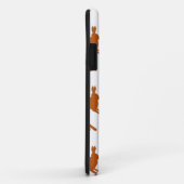 Coques Case-Mate iPhone Grand brun de faon de lièvres de saut (Dos/Droite)