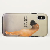 Coques Case-Mate iPhone Grand Danois fauve avec texte (Dos (Horizontal))