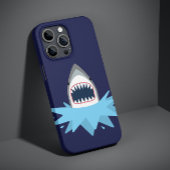 Coques Case-Mate iPhone Grand dessin de requin blanc