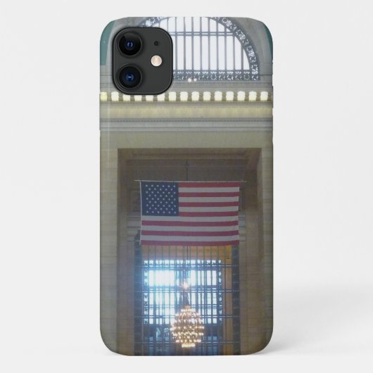 Coques Case-Mate iPhone grand drapeau central (Dos)